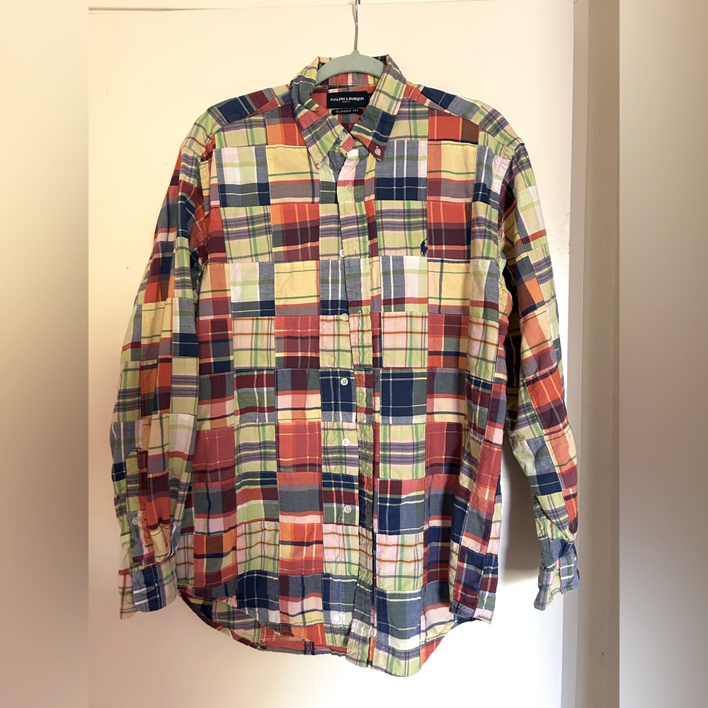 Ralph Lauren Golf Men's Multicolor Plaid Shirt!